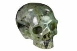 Realistic, Polished Labradorite Skull - Madagascar #151060-2